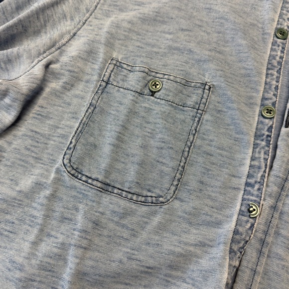 Faherty Light Blue Casual Button Down Shirt - Picture 8 of 10